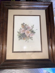 ROSALIND OESTERIE WATERCOLOR FRAMED ART LITHOGRAPH 17”x 14” frame measurements - Picture 1 of 8