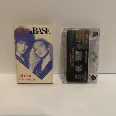 Ace Of Base All That She Wants Single Cassette Cardboard Sleeve - Image 1 of 2