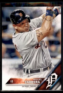 2016 Topps Chrome Blue Sapphire 65th Anniversary Edition Miguel Cabrera Detroit - Picture 1 of 2