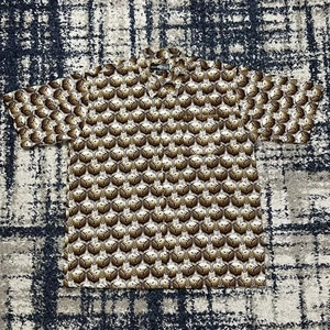 VTG Southpole Button Down Shirt Men’s XL All Over Print Short Sleeve Y2K Hip Hop - Picture 1 of 10