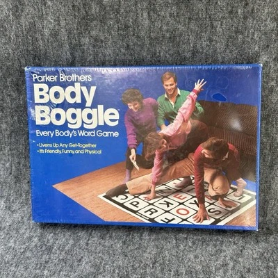 Body Boggle Game Parker Brothers 1984 Word Like Twister Vintage Sealed Box  - Image 1 of 4