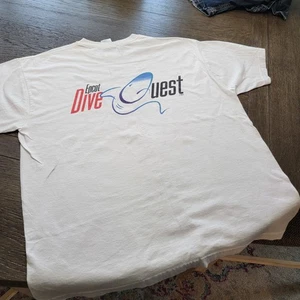 Vintage 90s EPCOT DIVE QUEST SEAS ADVENTURE T-Shirt LARGE soft walt disney world A18 - Bild 1 von 8