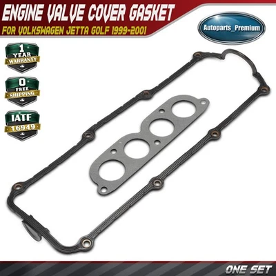 Engine Valve Cover Gasket Set for Volkswagen Jetta Golf 1999-2001 Beetle L4 2.0L - Image 1 of 4