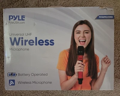 Pyle Addressable UHF 4 Channel Wireless Microphone System - Image 1 of 4