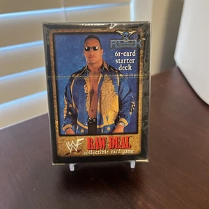 2000 WWF WWE Raw Deal Starter Deck The Rock Brand New SEALED 🔥 - Picture 1 of 2