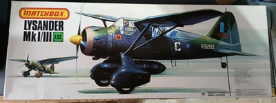 1983 Matchbox 1/32 Lysander MK I/II vintage model kit PK-504 Factory sealed - Image 1 of 3