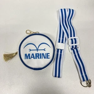 One Piece Navy Coin Pouch & Neck Strap Set USJ Exclusive - Picture 1 of 2