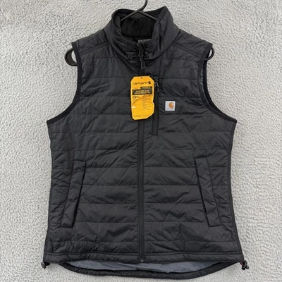 Carhartt Vest Women’s Medium Rain Defender Lightweight Insulated Zip Quilted NWT - Image 1 of 4