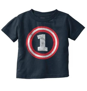 Babys 1st First Birthday Gifts Cute Outfit Toddler Boy Girl Youth T Shirt Tee - Picture 1 of 7