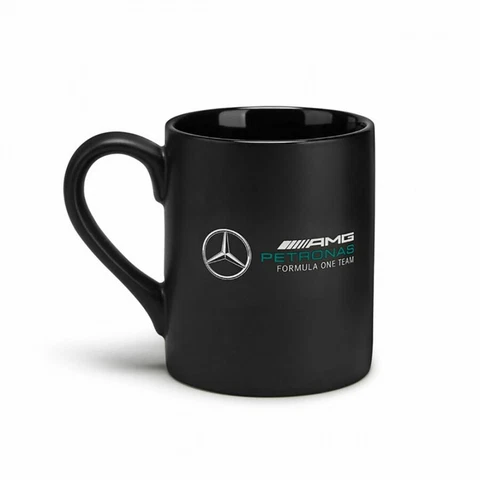 Mercedes AMG Petronas Black Logo Mug Cover