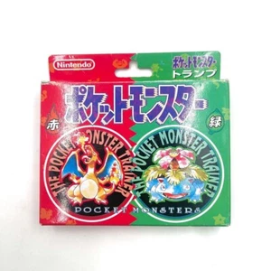 Pokemon Playing Cards Deck Poker Red Green set Charizard Venusaur Nintendo 1996 - Picture 1 of 12