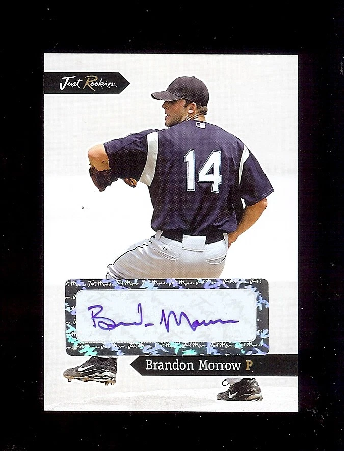 BRANDON MORROW Los Angeles Dodgers 2006 Just Rookies Certified AUTOGRAPH RC - Image 1 of 1