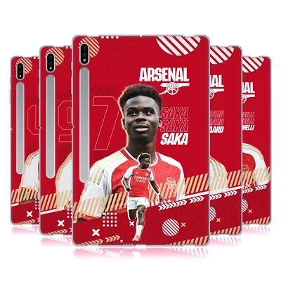OFFICIAL ARSENAL FC 2023/24 FIRST TEAM GEL CASE FOR SAMSUNG TABLETS 1 - Image 1 of 4