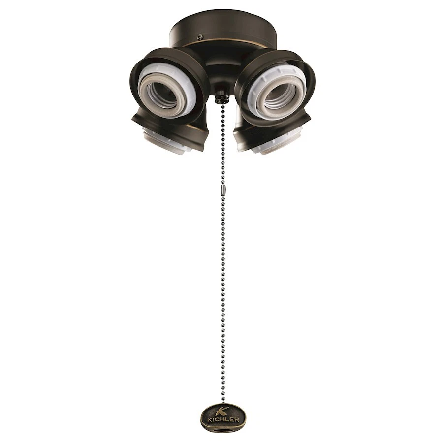 Kichler 4 Light LED Turtle Fitter, Olde Bronze - 350210OZ - Image 1 of 1