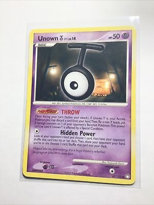 UNOWN T - 67/123 - Mysterious Treasures - Pokemon Card - MP