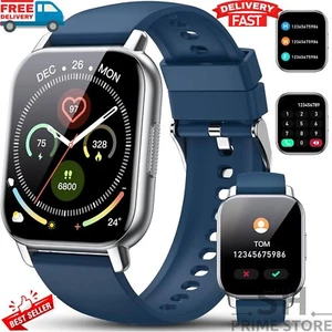 2025 Smart Watch For Men/Women, Waterproof Smartwatch Bluetooth iPhone Samsung - Picture 1 of 6