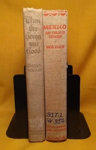 Mexico An Object Lesson, When the Going Was Good Evelyn Waugh 2 book lot vintage - Imagen 1 de 16