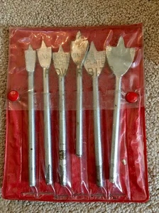 Power Bits Drill Bits 6 Piece Set  , Fully Polished, No. 3234 Wood Tool Accessor - Picture 1 of 7