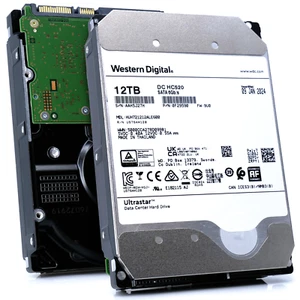 WD Ultrastar DC HC520 12TB 7.2K RPM SATA 6Gb/s 3.5in HDD HUH721212ALE600 0F29590 - Afbeelding 1 van 5