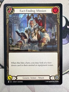 Fact-Finding Mission Nonfoil/Regular Flesh And Blood TCG FABC186 - Picture 1 of 1