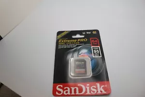 SanDisk Extreme Pro 64GB 95MB/s SDHC Card - Picture 1 of 3