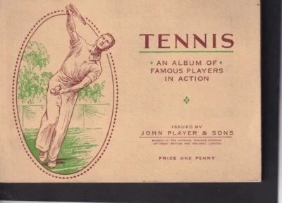 PLAYER'S - TENNIS - 1936 - FULL SET IN ALBUM - Image 1 of 2