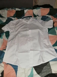 X2 Men's medium brave soul white shirts - Picture 1 of 2