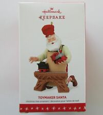 Toymaker Santa 2016 Hallmark Keepsake Toy Train Ornament Elf Workshop Christmas 