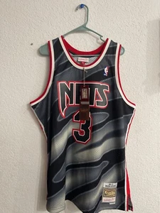 #3 Drazen Petrovic New Jersey Nets Mitchell Ness Swingman 1990 2XL Jersey - Picture 1 of 2