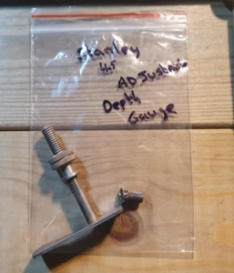 Vintage Stanley No 45 Plane Adjustable Depth Gauge Old Woodworking Hand Tools - Picture 1 of 3