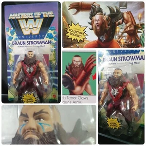 MOTU/WWE ORIGINS MATTEL, WWETERNIA BRAUN STROWMAN,MOTU, motuc,he-man,she-ra,wwe - Picture 1 of 11
