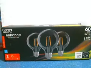 Feit Electric 35950, Enhance Natural Color Light G25 Filament Light Bulbs, FS - Picture 1 of 2