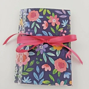 Junk Journal Handarbeit Frühling Blumen Schmetterling Tagebuch Buch Notizbuch Planer 7,5x5 - Bild 1 von 12