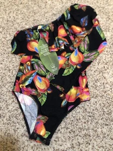 FARM RIO Cashew One Shoulder Bodysuit NWT womens size XS NWT - Picture 1 of 4
