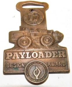 Vintage Frank G. Hough Payloader Libertyville, IN Watch Fob - Indiana - Picture 1 of 2