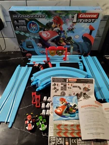 Carrera First Nintendo Mario Kart Slot Car Race Track Includes Mario and Luigi - Picture 1 of 11