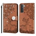 Flip Diamond Elk Deer Wallet Phone Case For Iphone 11 12 13 14 Samsung S21 S22
