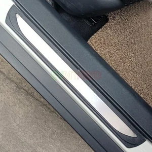 Para Hyundai i20 2024 accesorios mate acero inoxidable coche listones de entrada listones protectores - Imagen 1 de 4