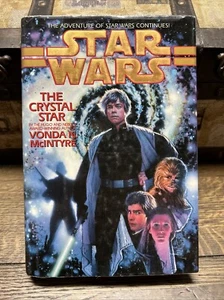 STAR WARS The Crystal Star Hard Cover Book 1st Edition Vonda N McIntyre - Picture 1 of 7