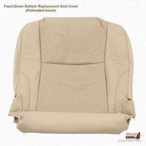 2009 2010 2011 2012 2013 Fits Lexus IS350C Front Driver Bottom Leather Cover Tan - Picture 1 of 8