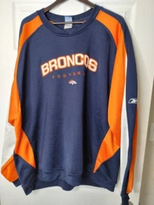 NFL Reebok Denver Broncos Team Apparel Sweater Men Size 2XL Fast Shipping!!! - Picture 1 of 4
