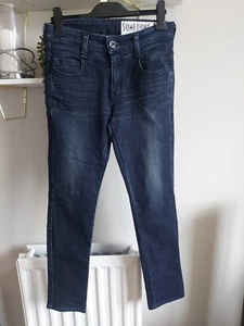 Jeans Something By Edwin para dama azul oscuro Reino Unido 10 - Imagen 1 de 9