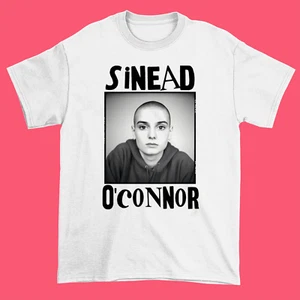 Selten! Sinead O' Connor Heavy Cotton White All Size Shirt TU342 - Bild 1 von 3