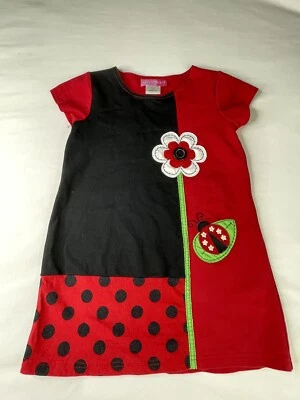 Vestido GoodLad rojo flor Ladybug 4/4 ropa niños pequeños niñas Foto 1 de 4