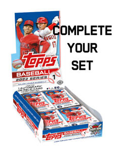2022 Topps Baseball Series 1 (166-330) Complete Your Set! - You Pick from List!