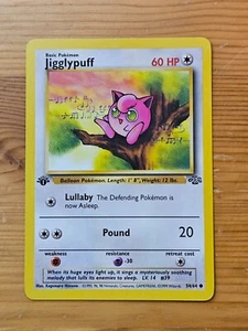 Pokémon TCG Jigglypuff Jungle 1st Edition Common 54/64 LP WOTC. - Picture 1 of 2