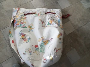 SACCO PORTAOGGETTI GIOCATTOLI QUENTIN BLAKE TESSUTO OMAGGIO POSTA UK - Foto 1 di 5