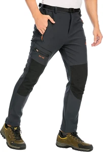 Pantaloni Trekking Sci Uomo Invernali Pantaloni Da Lavoro Termici Impermeabile P - Foto 1 di 12