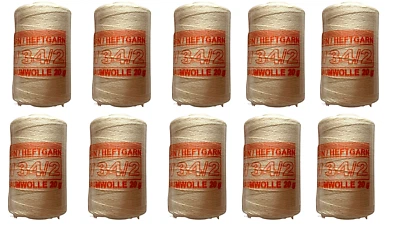 (Preis 0,01€/m) 10 Rollen a 340m Reihgarn Heftgarn Heftfaden Nähgarn 3400m - Bild 1 von 2