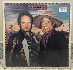 Merle Haggard / Willie Nelson – Poncho & Lefty ; 1982 LP FACTORY SEALED - Picture 1 of 2